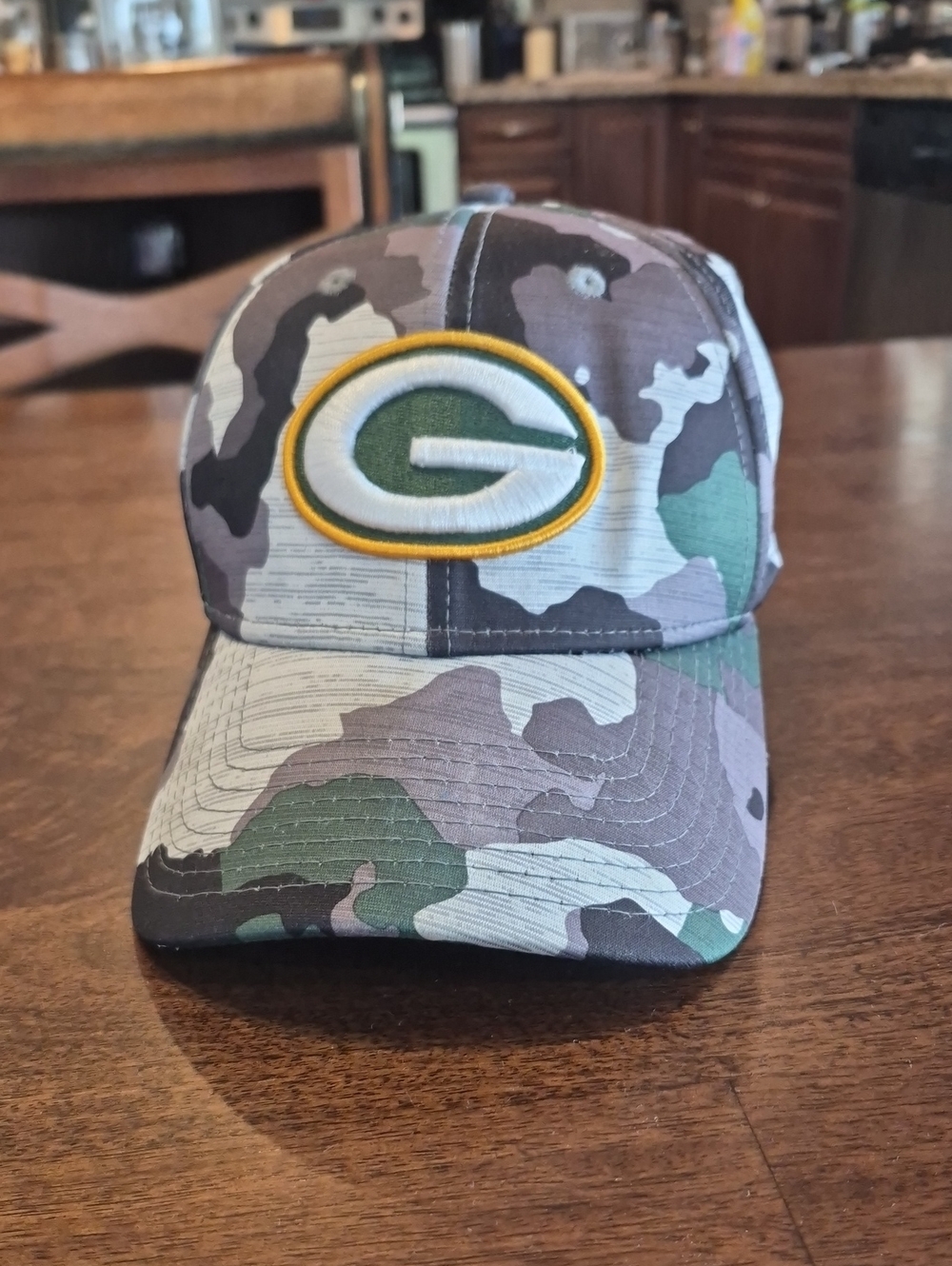 Green Bay Packers Camo Hat New Era 9Forty Adjustable Snapback